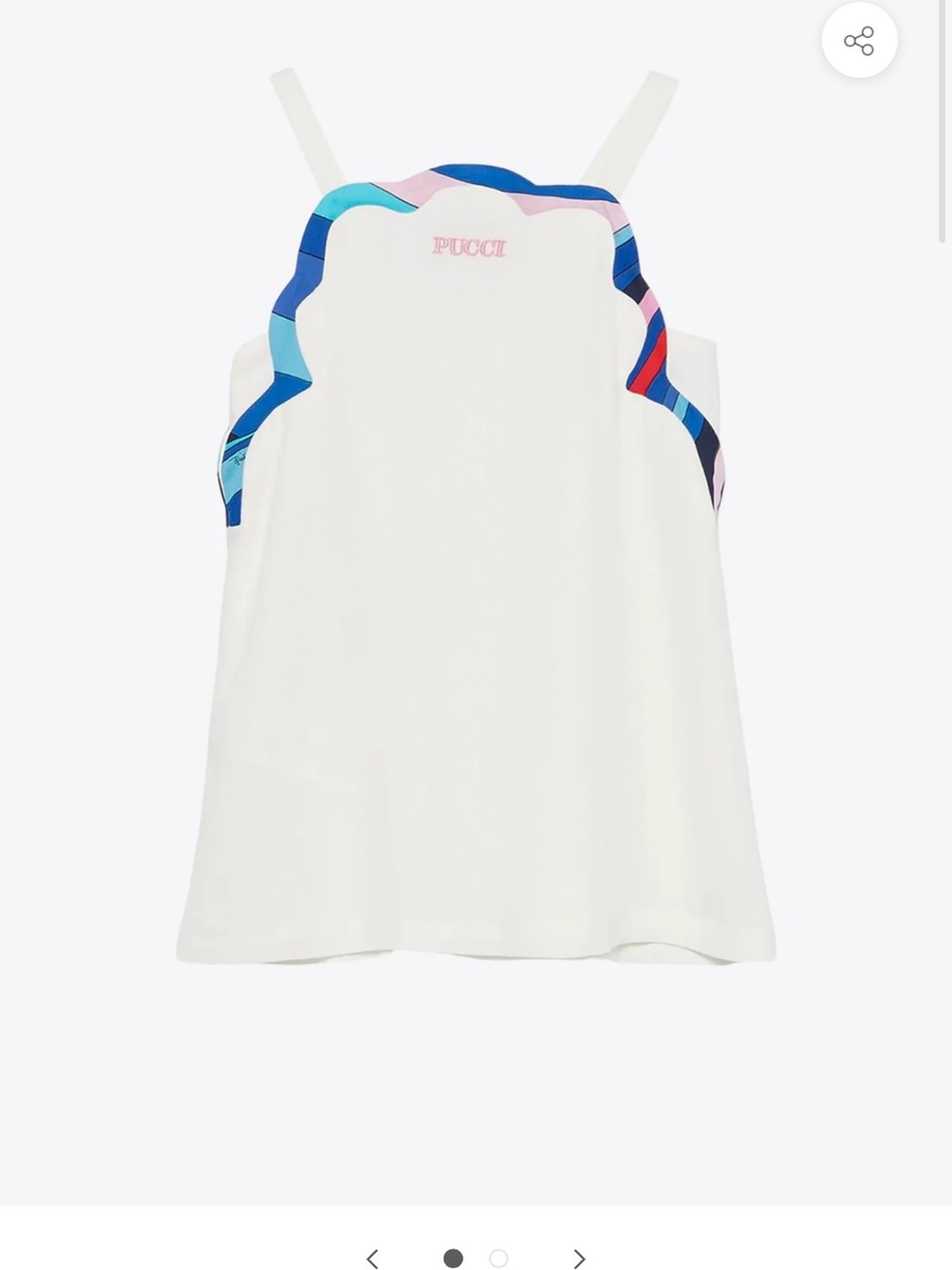 Emilio Pucci 
PUCCI EMBROIDERED
SLEEVELESS DRESS